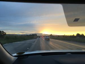 Sunset after the rain