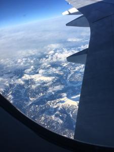 Blick auf die Wolken